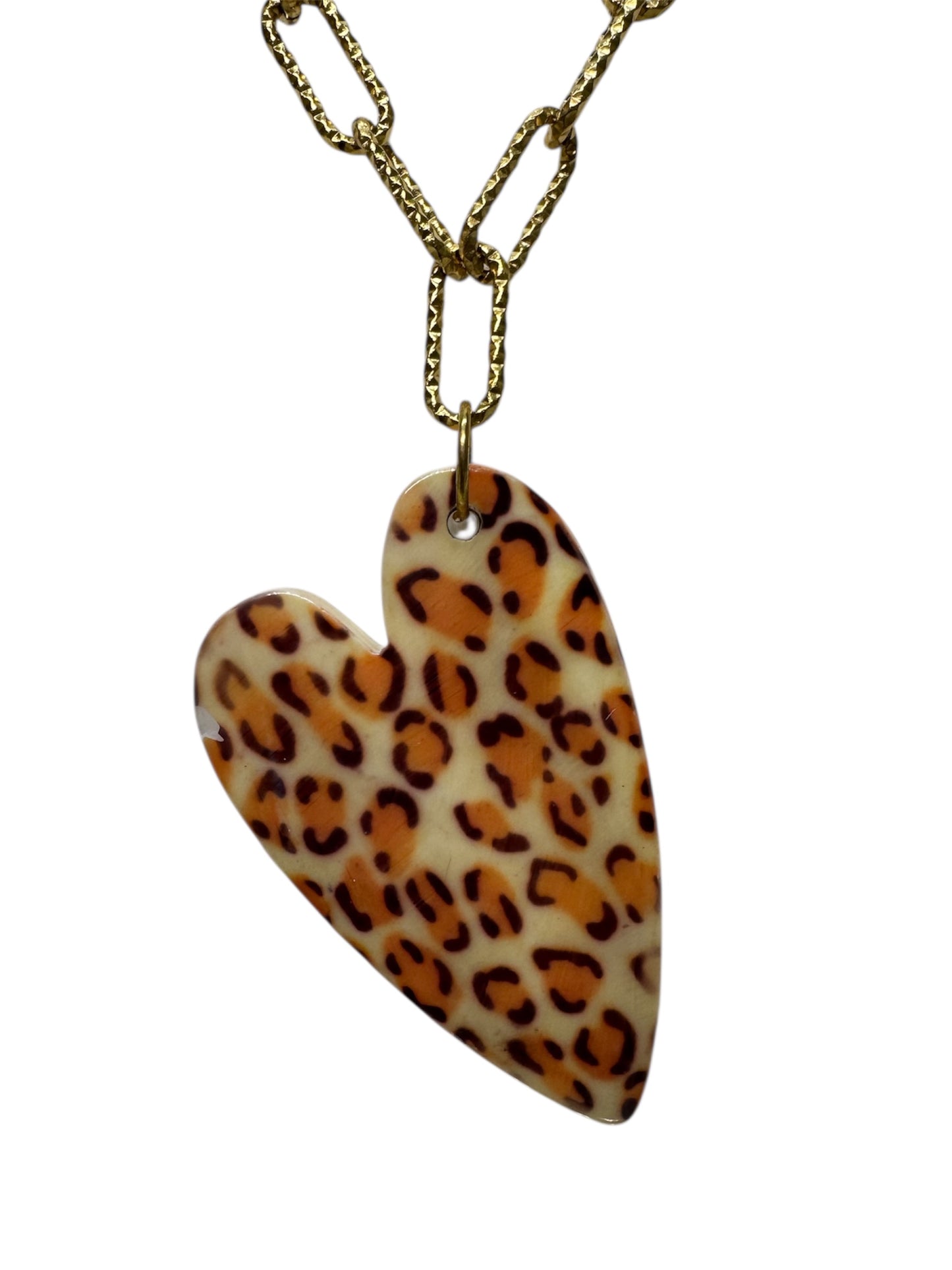 Collana Leopard Heart