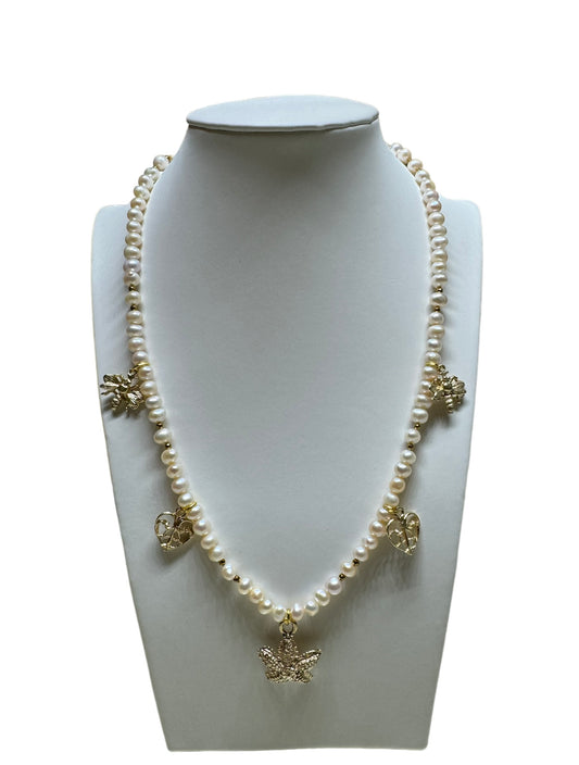 Collana Perle Naturali e Argento